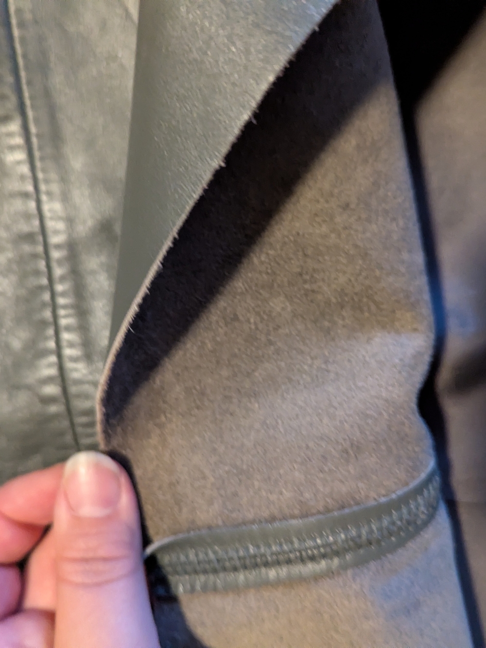 Banana Republic Leather Midi Skirt, 2 - Picture 3 of 8